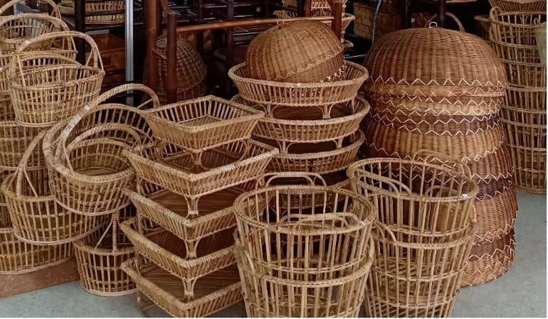 bamboo products in luang namtha laos