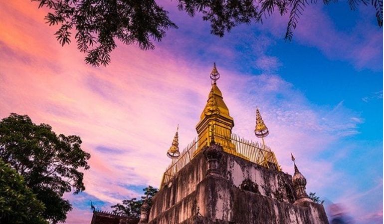 Mount Phousi laos