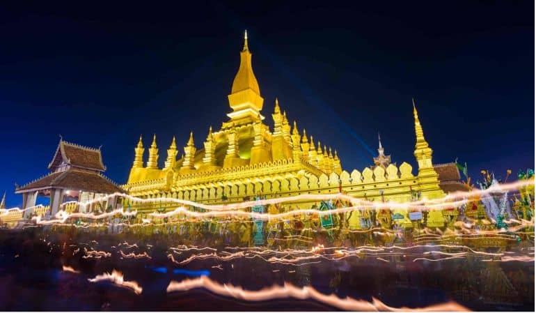 Boun That Luang festival in oudomxay laos