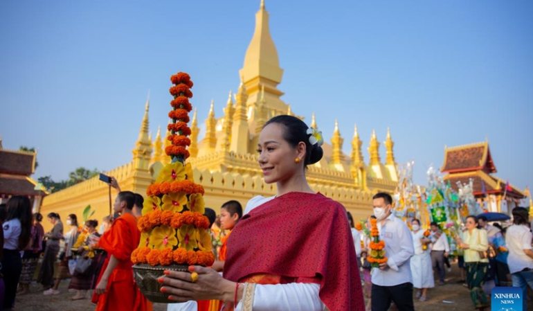 Pha That Luang in Vientiane