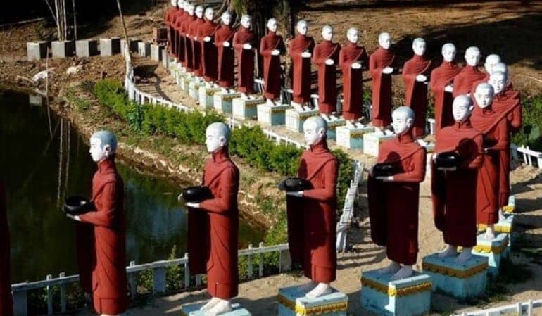 Theindawgyi Pagoda in bhamo, myanmar