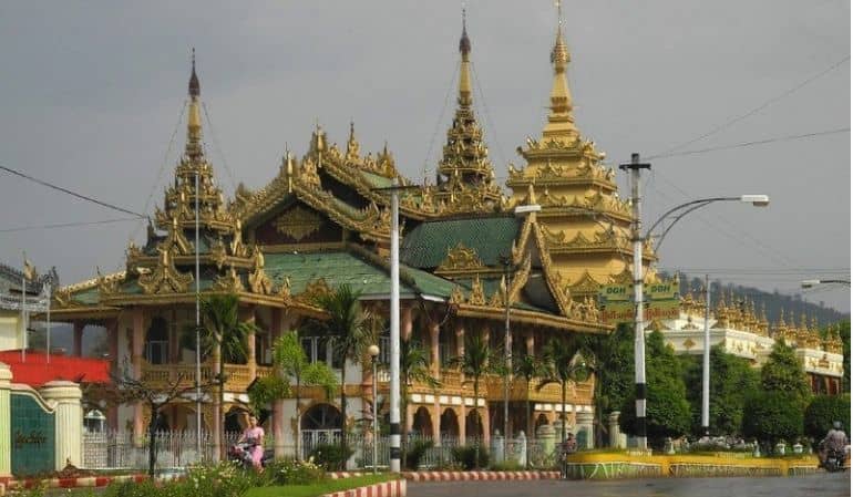 Temple in Lashio, myanmar