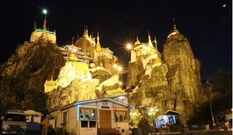 taung kwe pagoda in loi kaw myanmar