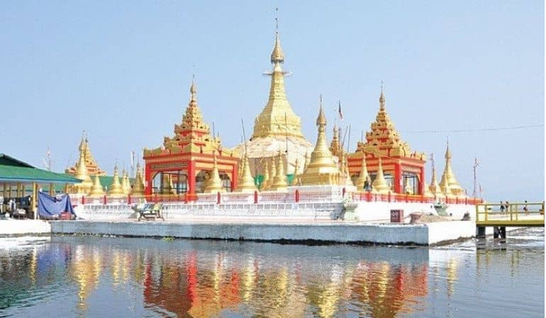 Shwemyintin Pagoda in Meiktila, Myanmar