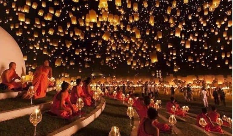 Thadingyut festival in Meiktila, Myanmar