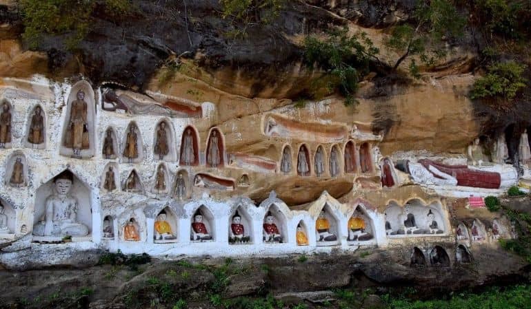 Akauk Taung Mountain in pyay myanmar