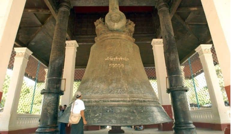 Mingun Bell in shwebo, myanmar