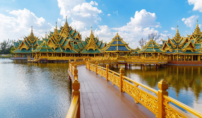 Muang Boran temples in Thailand