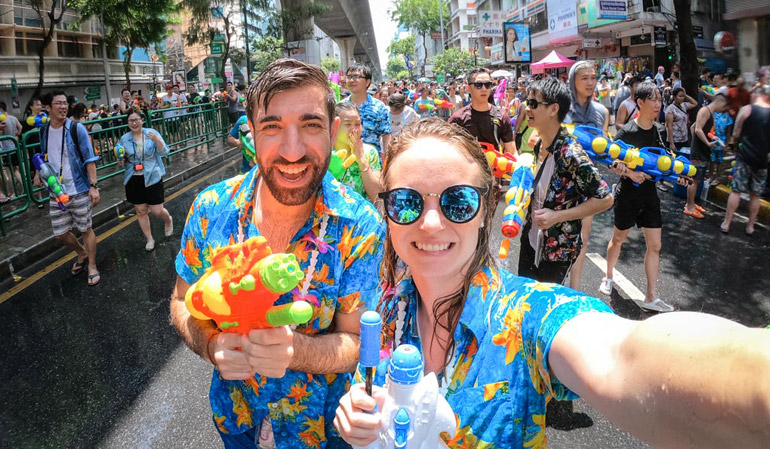 Songkran Water Festival in Thailand