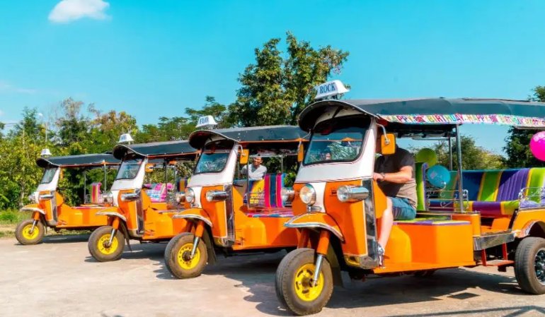 Tuk tuk in Chiang Mai