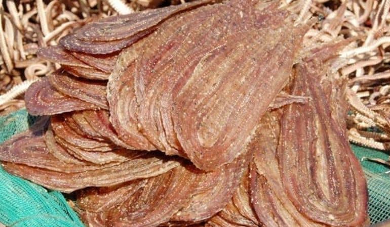 Dried snake in An Giang, Vietnam