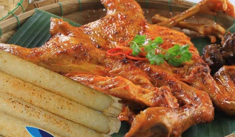 Don village grilled chicken in Dak Lak