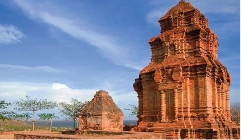 Poshanu cham tower in Mui Ne, Phan Thiet, Binh Thuan, Vietnam