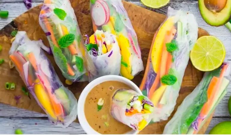 Mango rice paper in nha trang, khanh hoa, vietnam