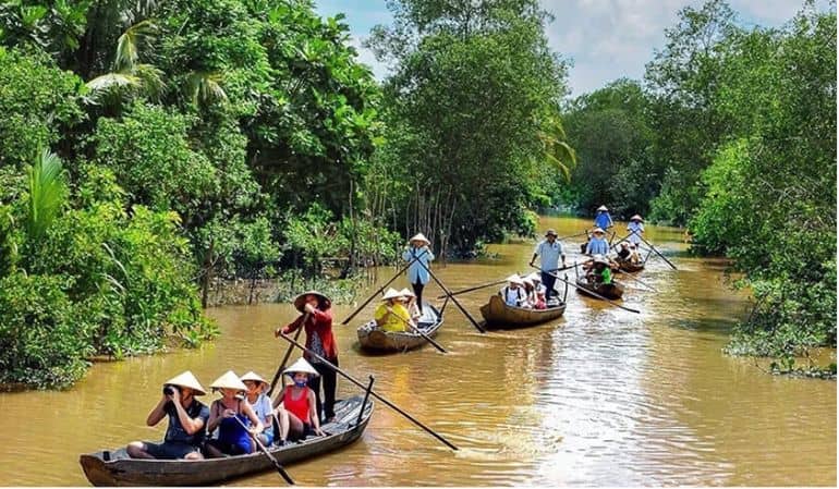 Vinh sang tourist area in Vinh Long, Vietnam