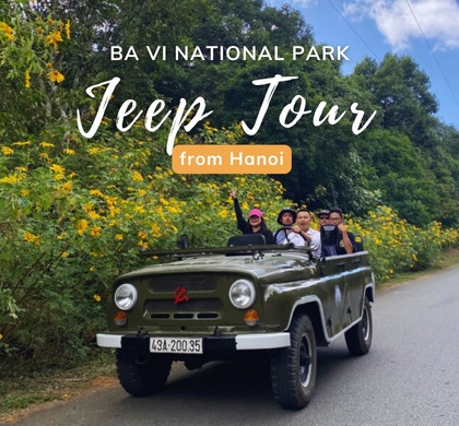 Hanoi Jeep Tour 1 Day Explore Ba Vi National Park