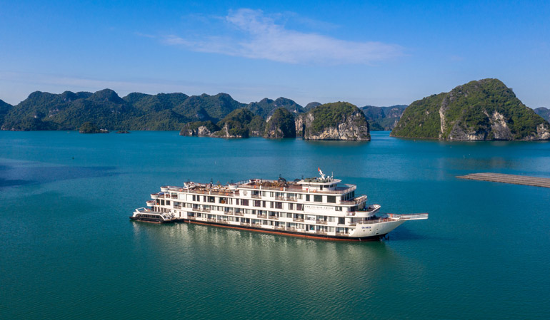 Exploring Halong Bay tour on the Ambassador Cruise