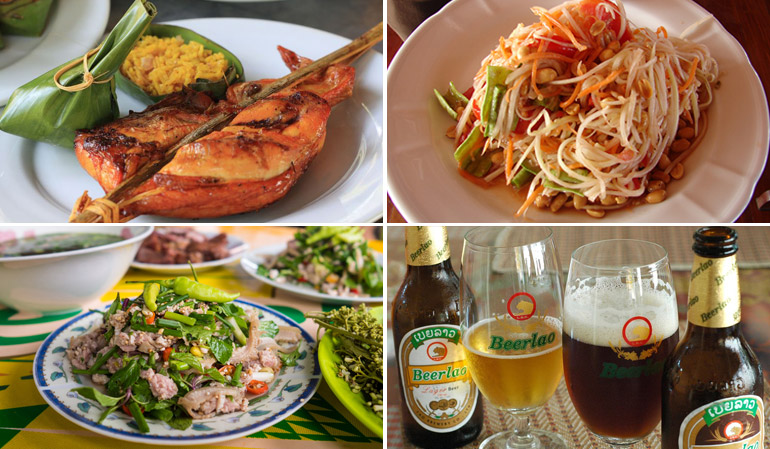 Enjoy unique Lao cuisine