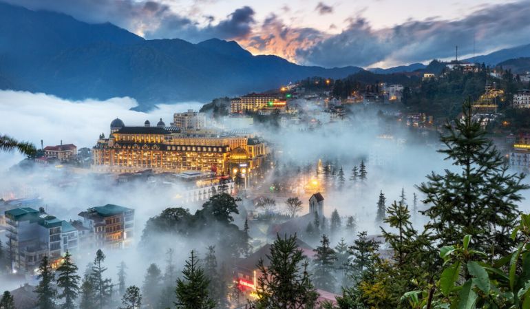 Overview Sapa in Vietnam