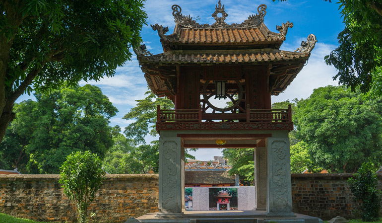 Temple of Literature in Hanoi