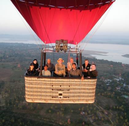 Inle Lake Balloon and Boat Trip