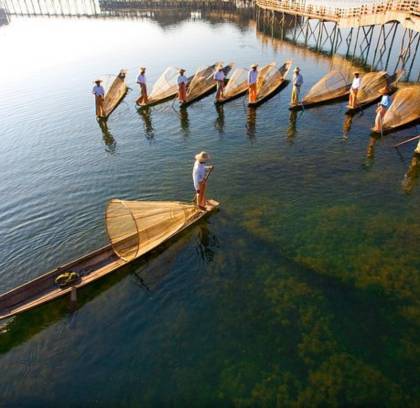 Inle Lake Balloon and Boat Trip