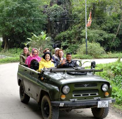 Unforgettable Ninh Binh: Jeep Adventure, Temples & Scenic Boat Ride