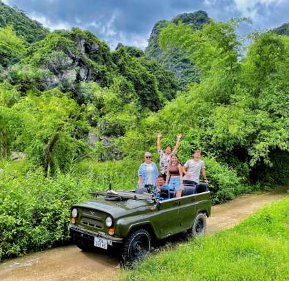 Unforgettable Ninh Binh: Jeep Adventure, Temples & Scenic Boat Ride