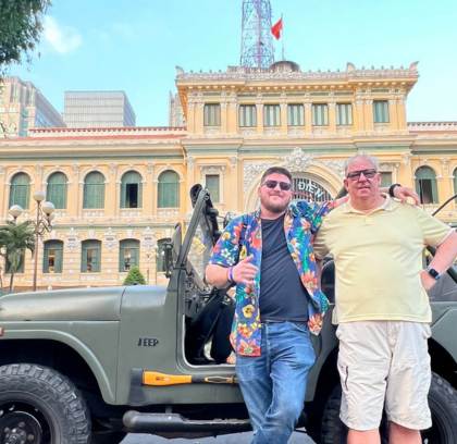 Saigon by Night: Food Tour & Live Music by Open-Air Jeep!