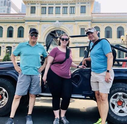 Saigon by Night: Food Tour & Live Music by Open-Air Jeep!