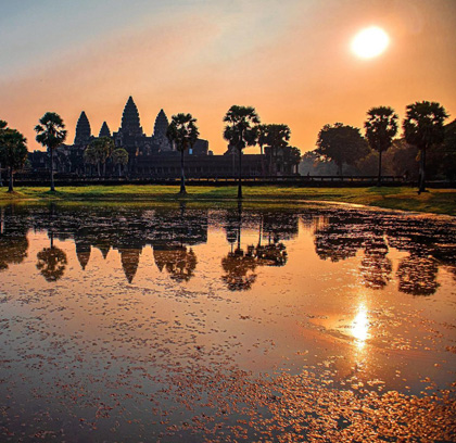 Throughout Cambodia