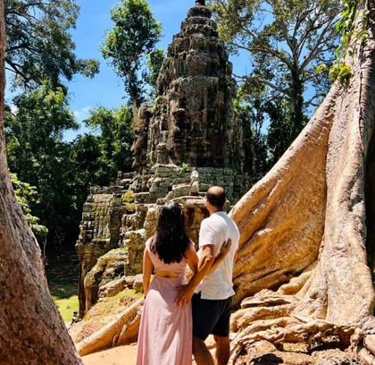 Throughout Cambodia